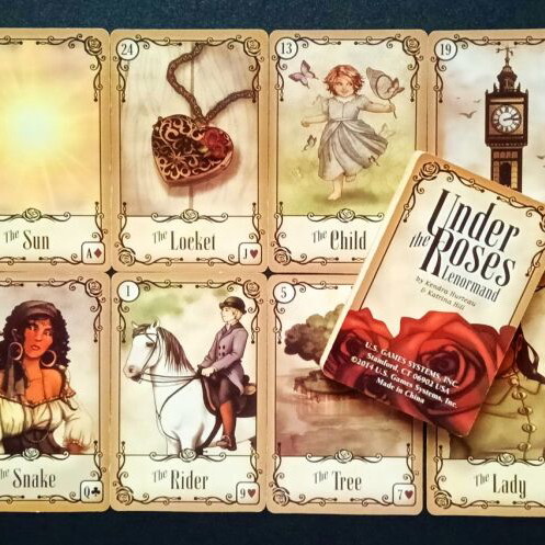 Under the Roses Lenormand deck like new by Kendra Hurteau & Katrina Hill