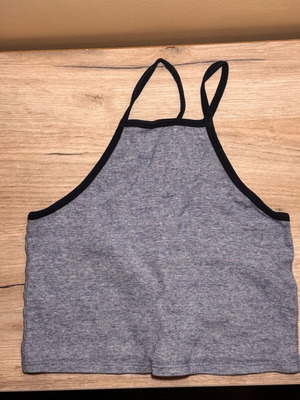 Blue crop top Zara like new