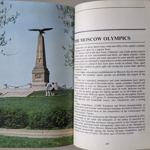 Moscow hardcover edition in English, used book