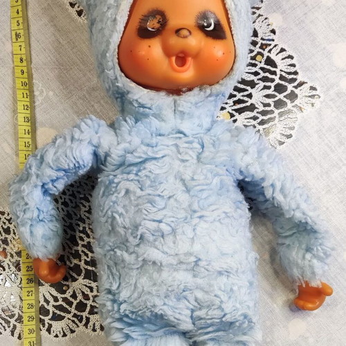 Zavolaki doll used, about 35 cm, one eye faded