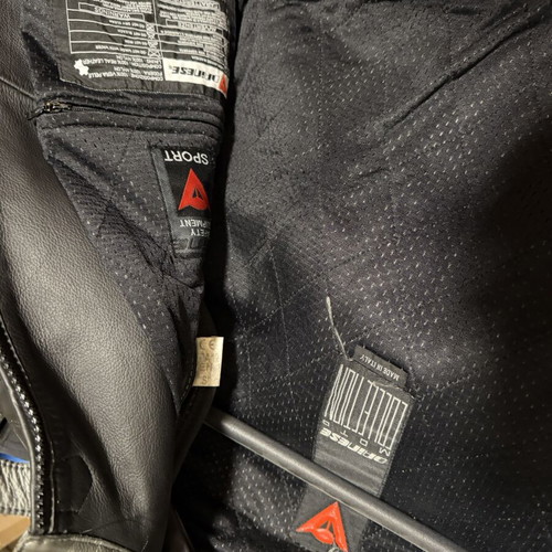 Dainese Tattoo leather jacket like new, size 46
