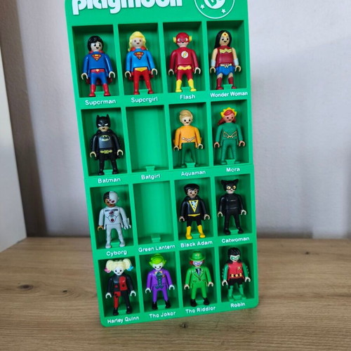 3D Playmobil DC Stand New Made of PLA Plastic