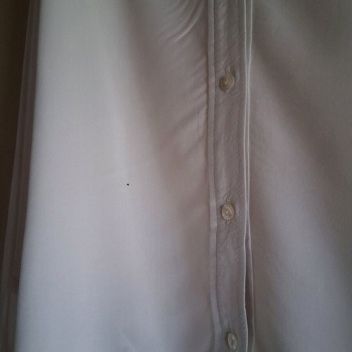 Sarah shirt used, white, size XXL, 3/4 batwing sleeve