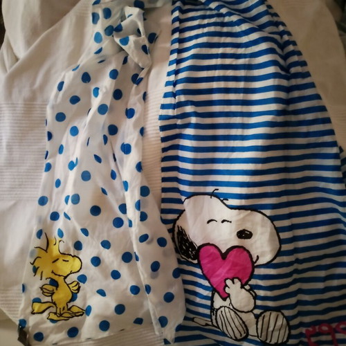 Codello Peanuts scarf, 170 x 50 cm, cotton and silk