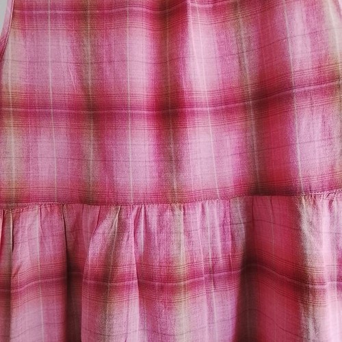 Attrattivo short women's dress used, red and pink, size S
