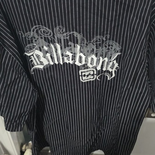 Billabong 2000s Grunge Button Up T-shirt Size 3XL New