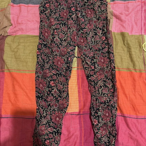 Salvari pants like new, black and burgundy, one size