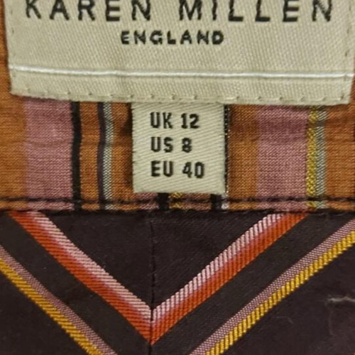 Karen Millen shirt with cufflinks like new, size S-M multicolor