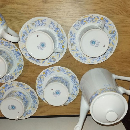 Tea set painted by G. Stathopoulos, like new