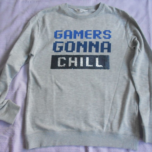 H&M Kids Sweatshirt Gray Like New, Age 12-14