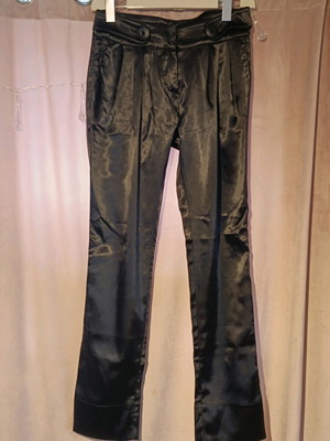 Satin pants Avin used, black