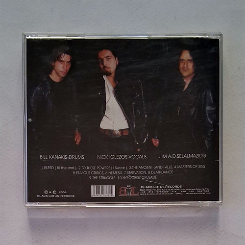 Sarissa Masters Of Sins CD used, Greek epic metal
