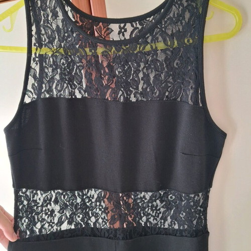 Maxi winter dress Pink Woman black, like new