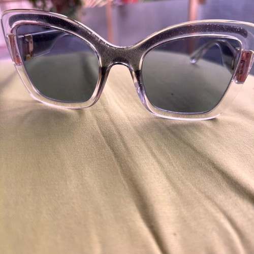 Dolce & Gabbana women's light grey plastic sunglasses like new