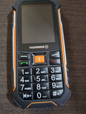Κινητό τηλέφωνο Hammer σαν καινούργιο, μαύρο, Dual SIM, κάμερα 7.9 MPixel