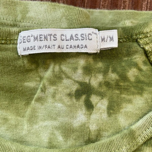 Cotton women's blouse with 3/4 sleeve size M like new green