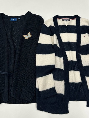 Tom Tailor and Tommy Hilfiger cardigans for 8-year-old girl like new
