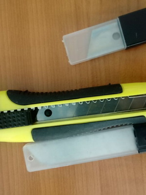 Cutter with blades new set