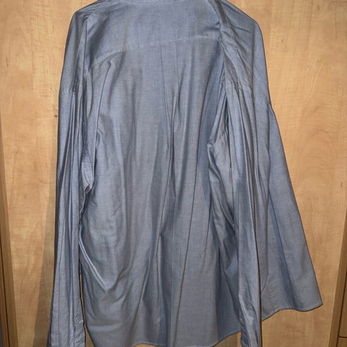 D&G Dolce & Gabbana Oxford shirt used, turquoise, size XXL