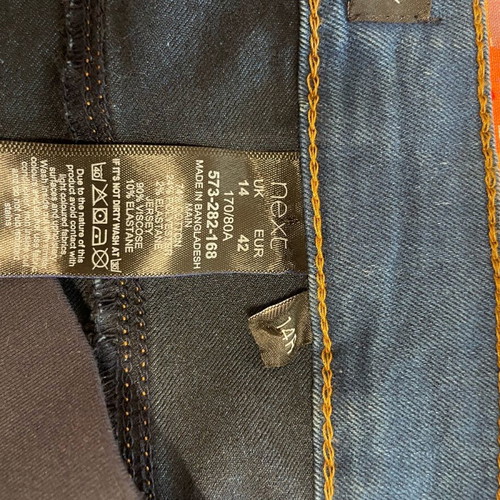 Maternity pants and overalls used, sizes XL and XXL, black and blue