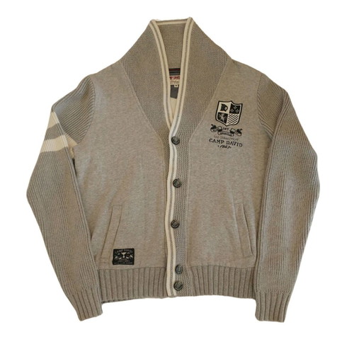 Camp David grey cardigan medium size used