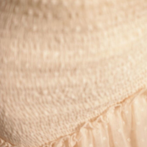 Spring summer open cream mini dress new