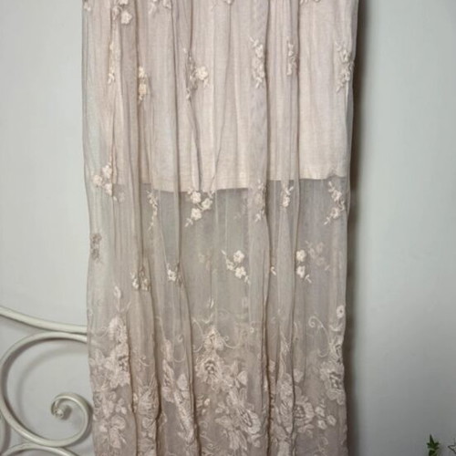 BSB maxi romantic skirt used with lace, size S, beige