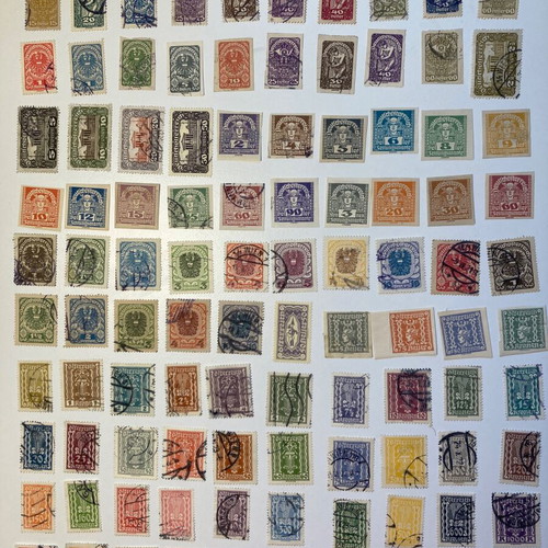 Austria stamps used, 400 different sealed