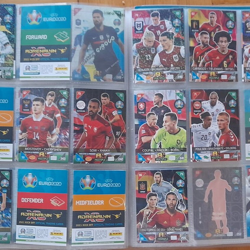 Euro 2020 Kick Off Adrenalyn XL album with 346/405 cards like new