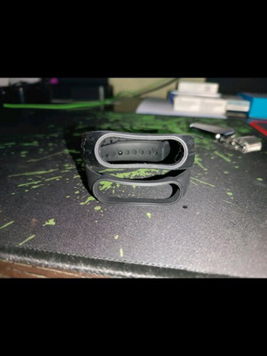 Xiaomi Mi Band silicone straps like new, black, set of 2