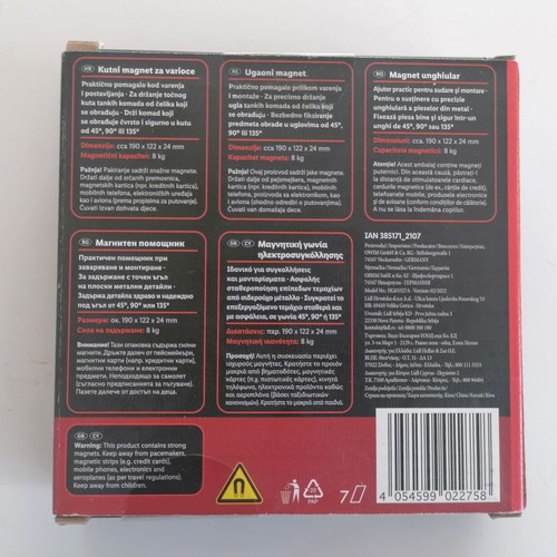 Parkside magnetic welding angle new