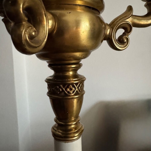 Bronze floor lamp Rembrandt Lamps Masterpieces 1950s–60s like new