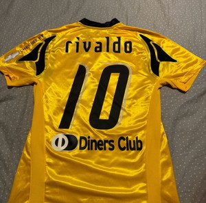 Α.Ε.Κ. Rivaldo 2007-08 Home Jersey Medium