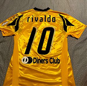Α.Ε.Κ. Rivaldo 2007-08 Home Jersey Medium