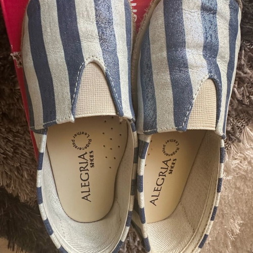 Alegria kids shoes white like new, size 28