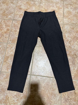 Zara fabric pants dark gray like new
