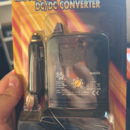 MW-292 Regulated Switching Power DC-DC Converter for Car, new