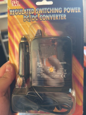 MW-292 Regulated Switching Power DC-DC Converter for Car, new
