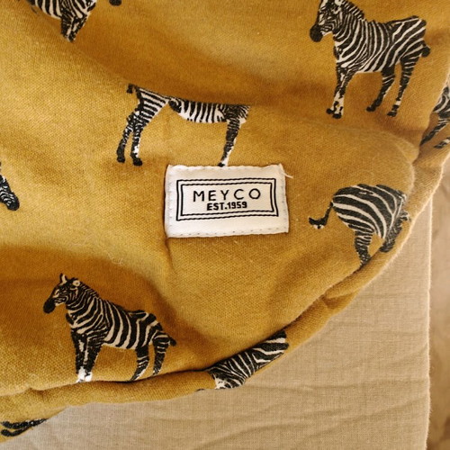 Meyco Baby Sleeping Bag TOG 2.5 Size 62 Zebra Pattern like new
