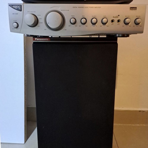 KODA AV-1300 amplifier, Philips DVP3750/58 CD player and Panasonic SB-780 speaker used