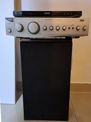 KODA AV-1300 amplifier, Philips DVP3750/58 CD player and Panasonic SB-780 speaker used
