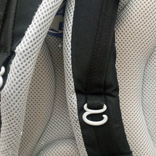 School bag used with back padding and hard bottom
