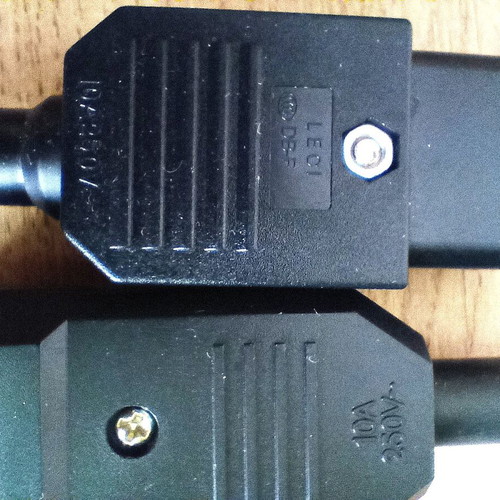 LECI DB-F Power Connectors new set of 10 pairs 15A 250V