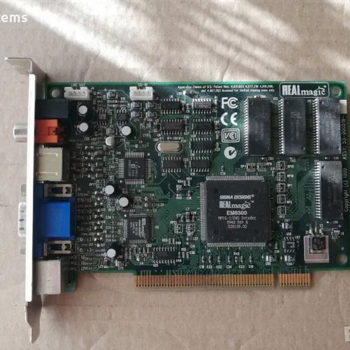 Realmagic EM8300 MPEG-2 DVD Decoder 2MB PCI video capture card used