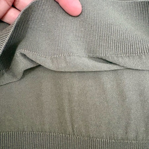 Massimo Dutti cotton and silk sweater new, size M, green