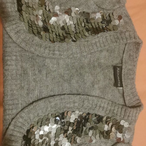 Alouette wool bolero gray for 6 years like new