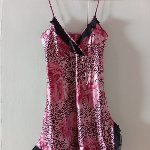 Satin nightdress size L