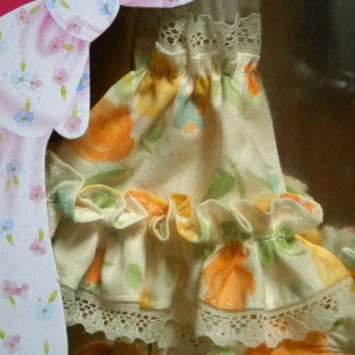 Bibi-bo Floral Dress el Greco vintage 80s new with box