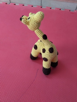 Handmade plush leopard like new