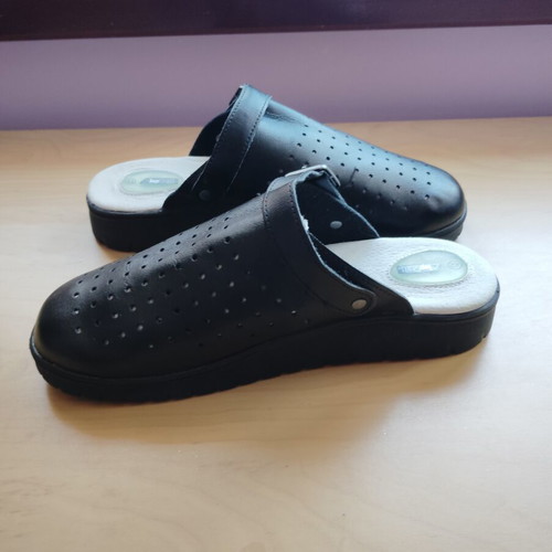 Anatomical medical clogs natural leather size 42
